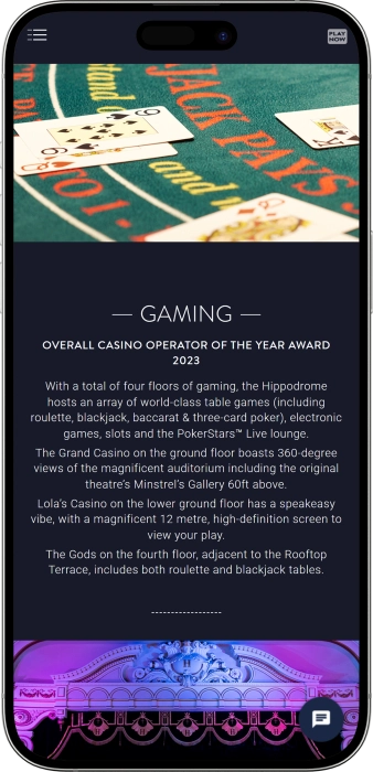 The Hippodrome Casino App